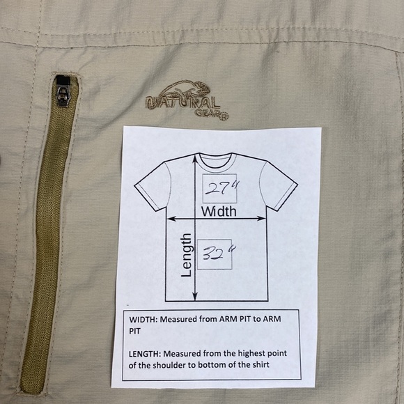 Fishing Jacket - Natural Gear Long Sleeve - 2XL - Picture 10 of 10